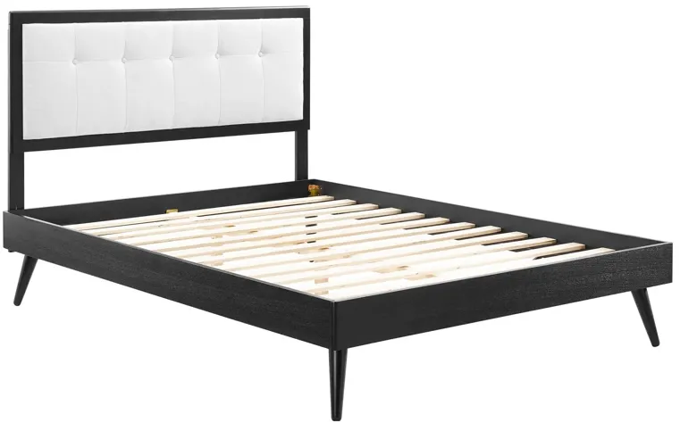 Willow Twin Wood Platform Bed With Splayed Legs