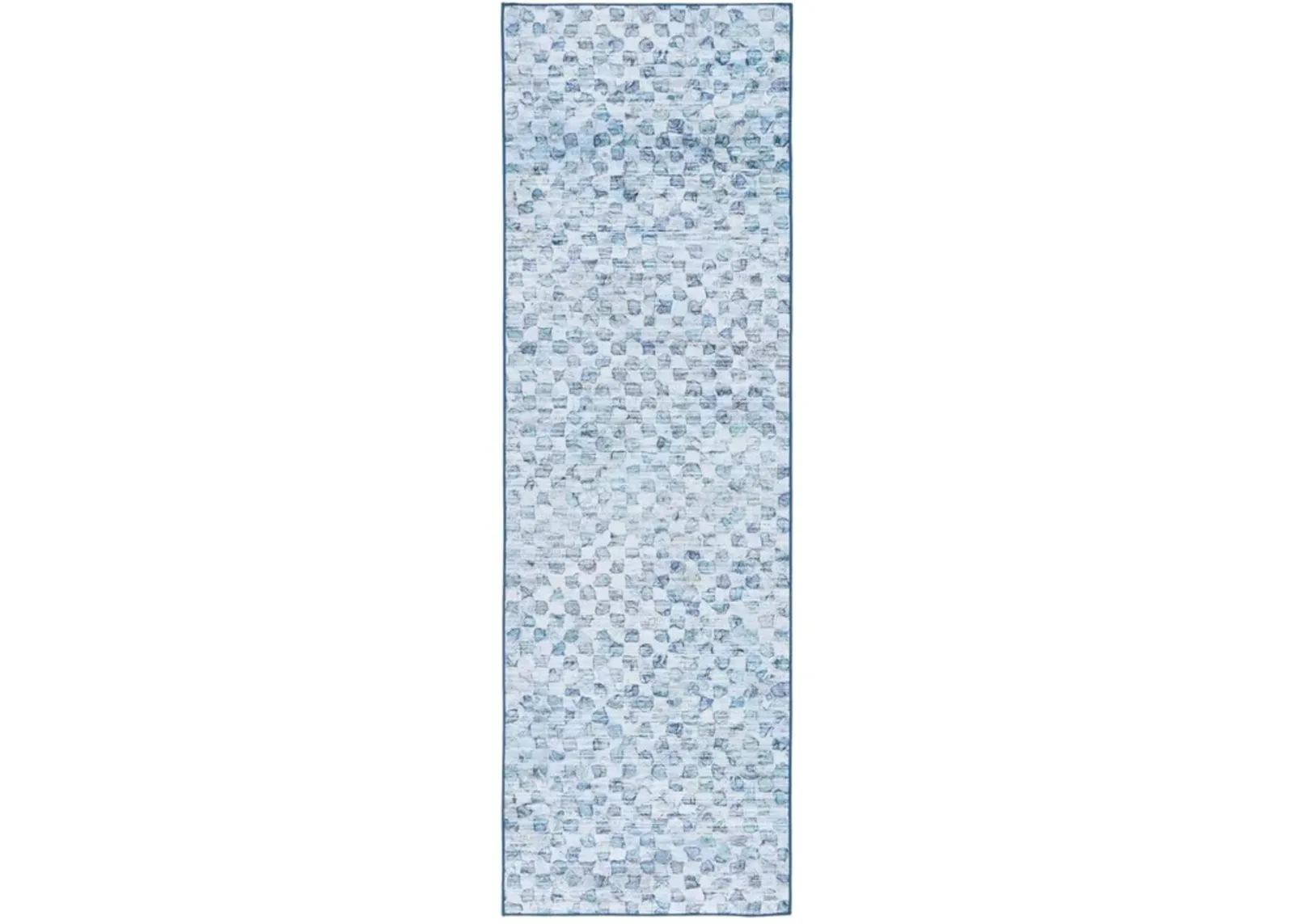 TACOMA 917 Blue  2'-6' X 8' Runner Rug