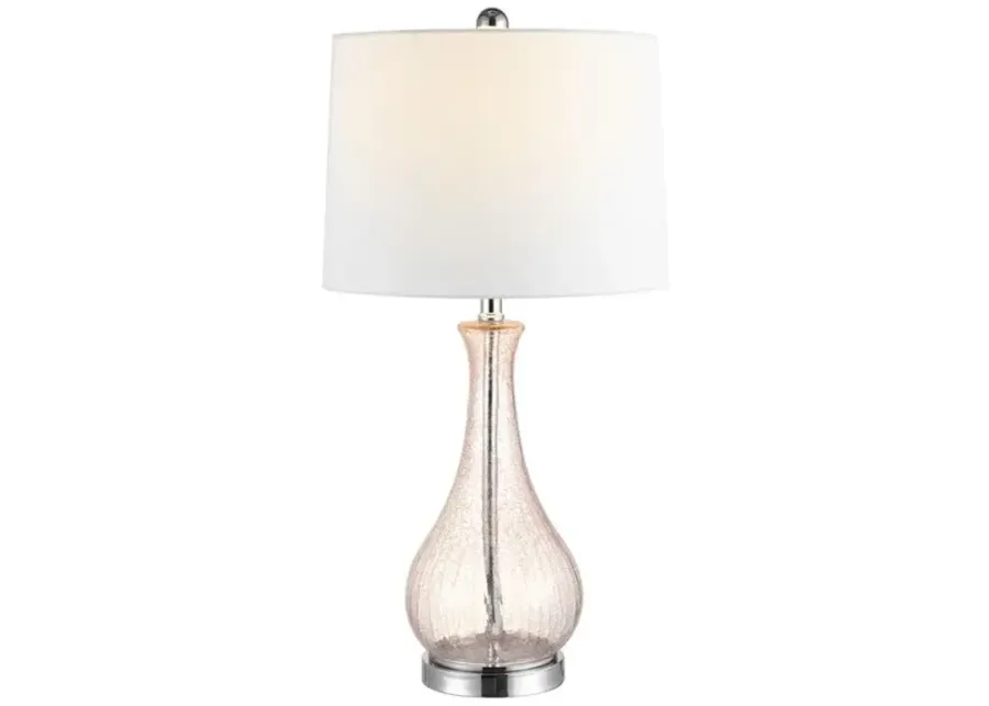 FINNLEY, 27.5 INCH, BLUSH, TABLE LAMP W/ USB PORT?