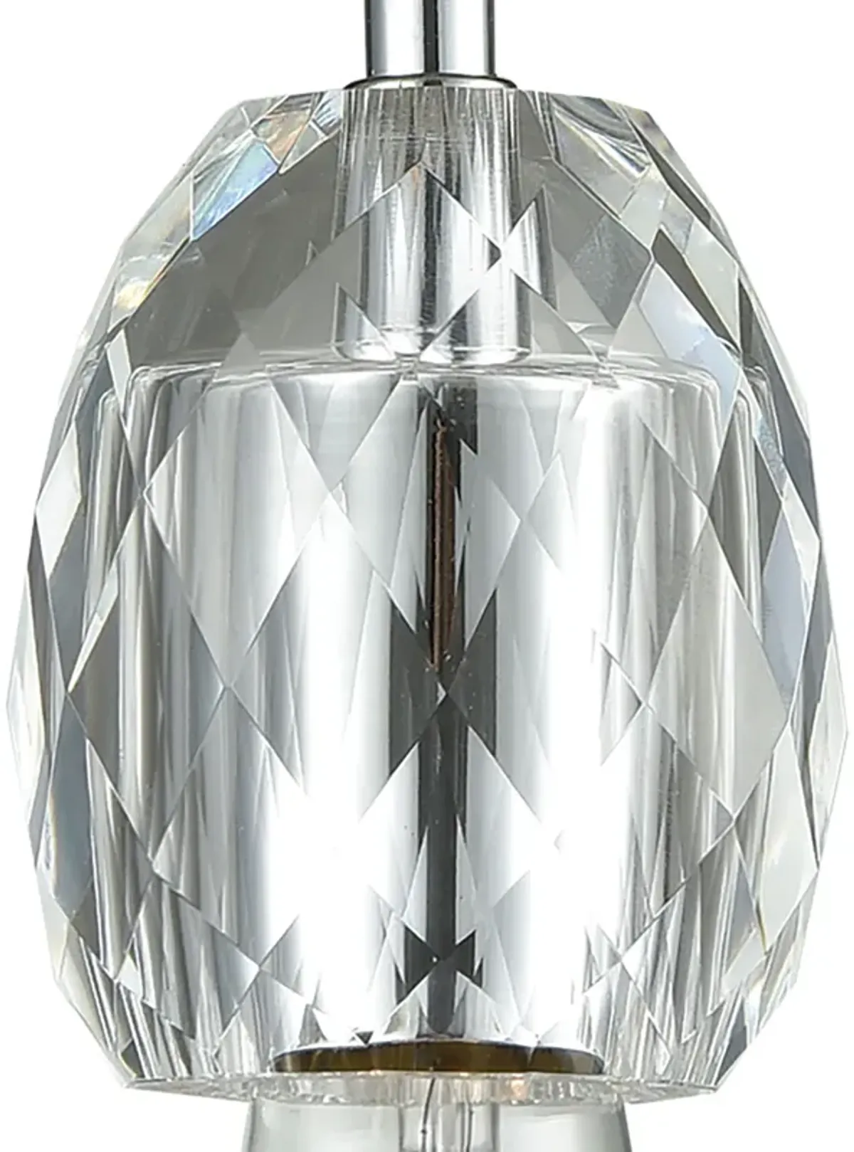 Socketholder 3" Wide 1-Light Mini Pendant - Polished Chrome