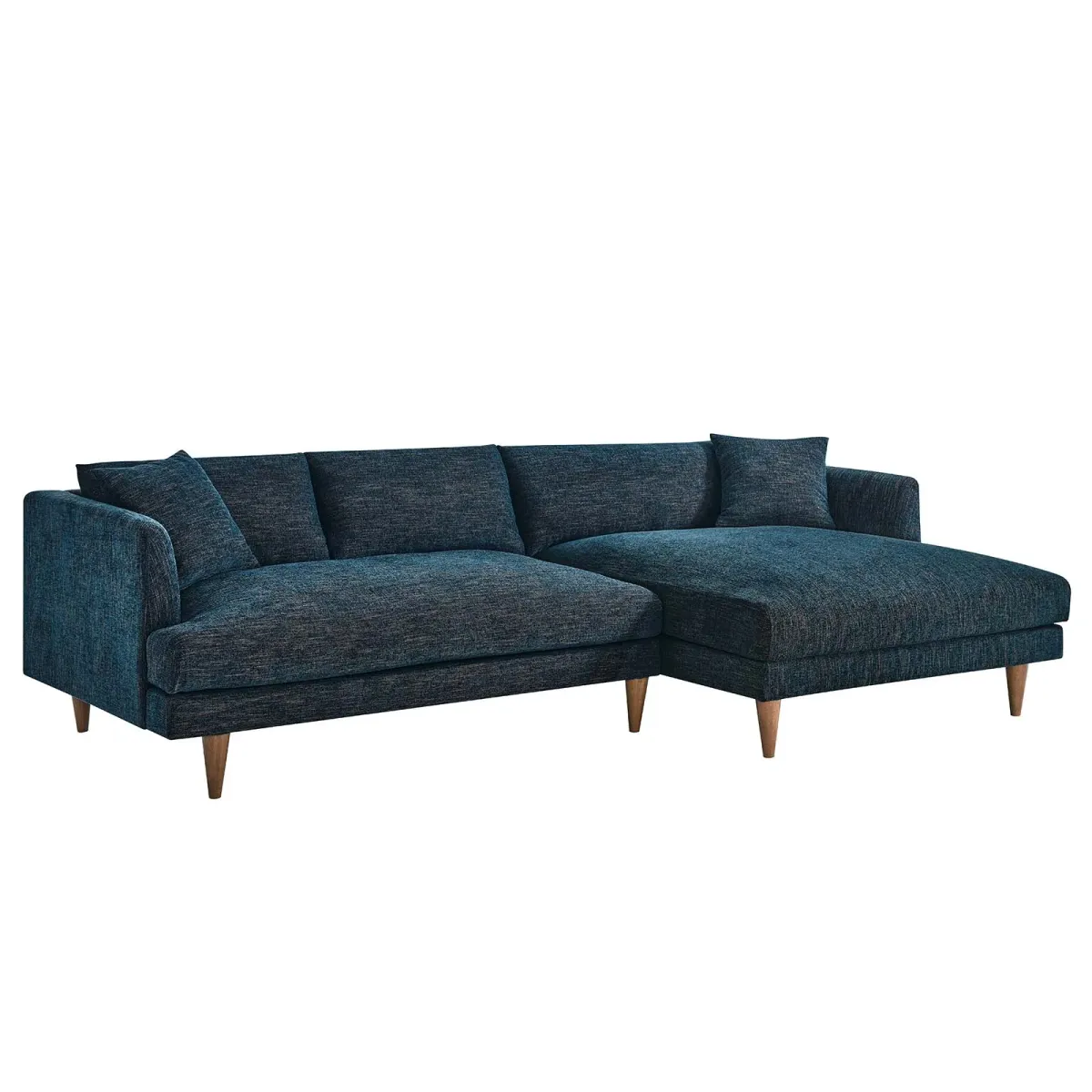 Zoya Right-Facing Down Filled Overstuffed Sectional