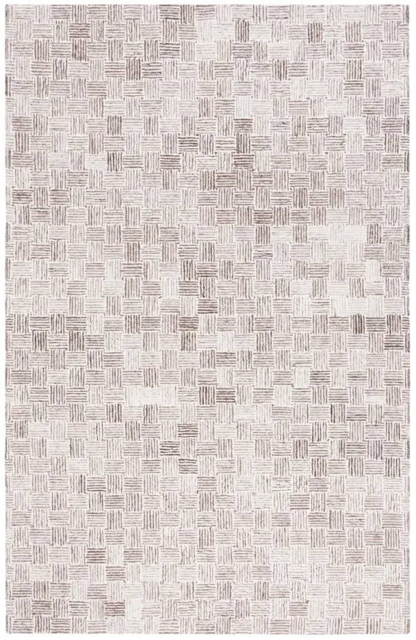 MICRO-LOOP Hand Tufted 4' x 6' area rug