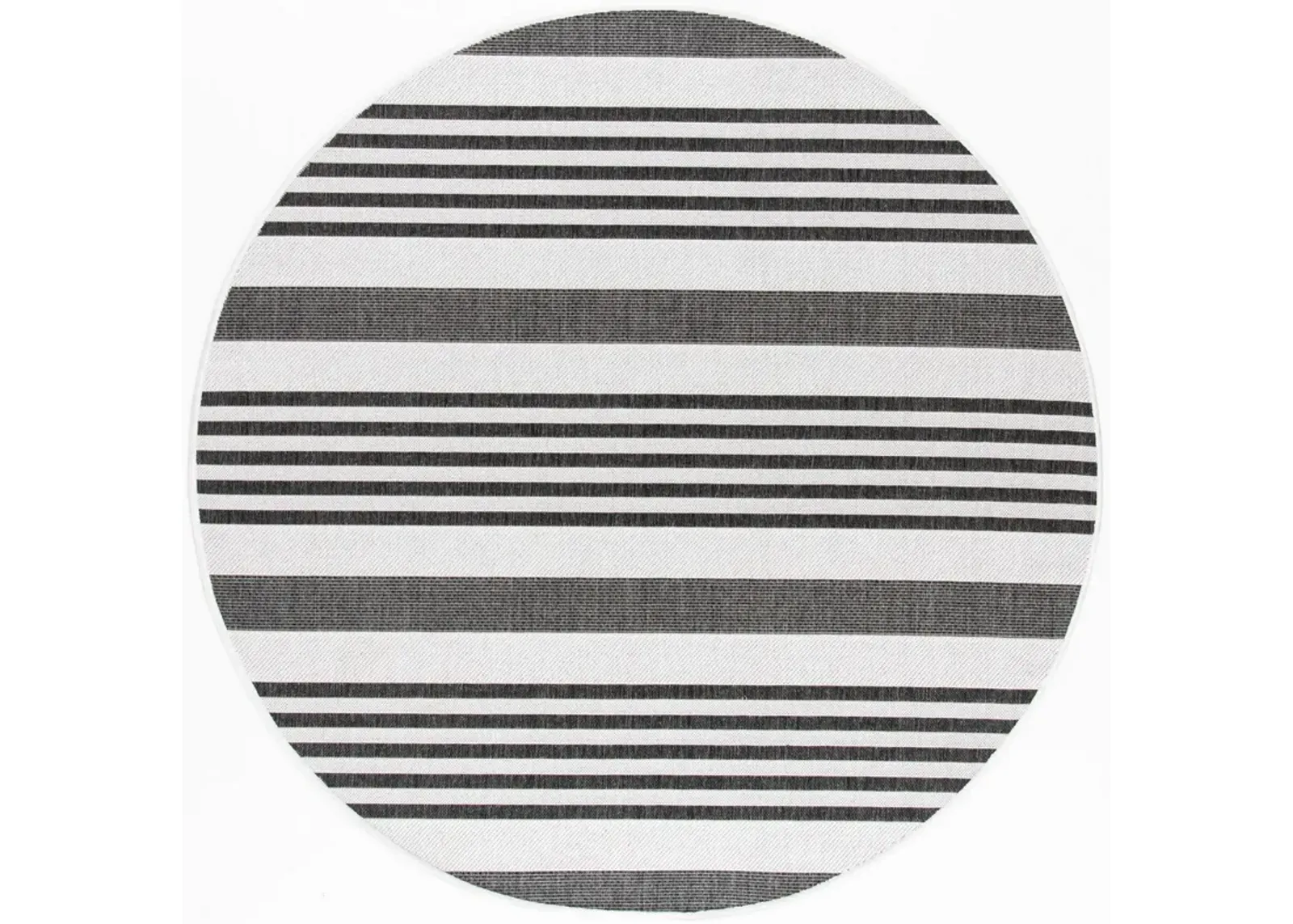 BEACH HOUSE 222 Grey 4' X 4' Round Round Rug