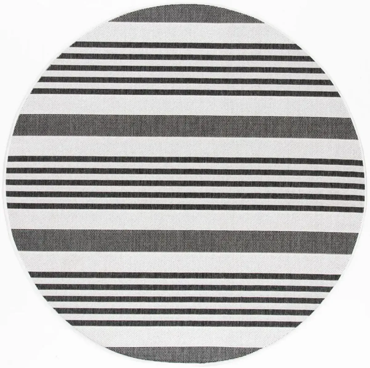 BEACH HOUSE 222 Grey 4' X 4' Round Round Rug