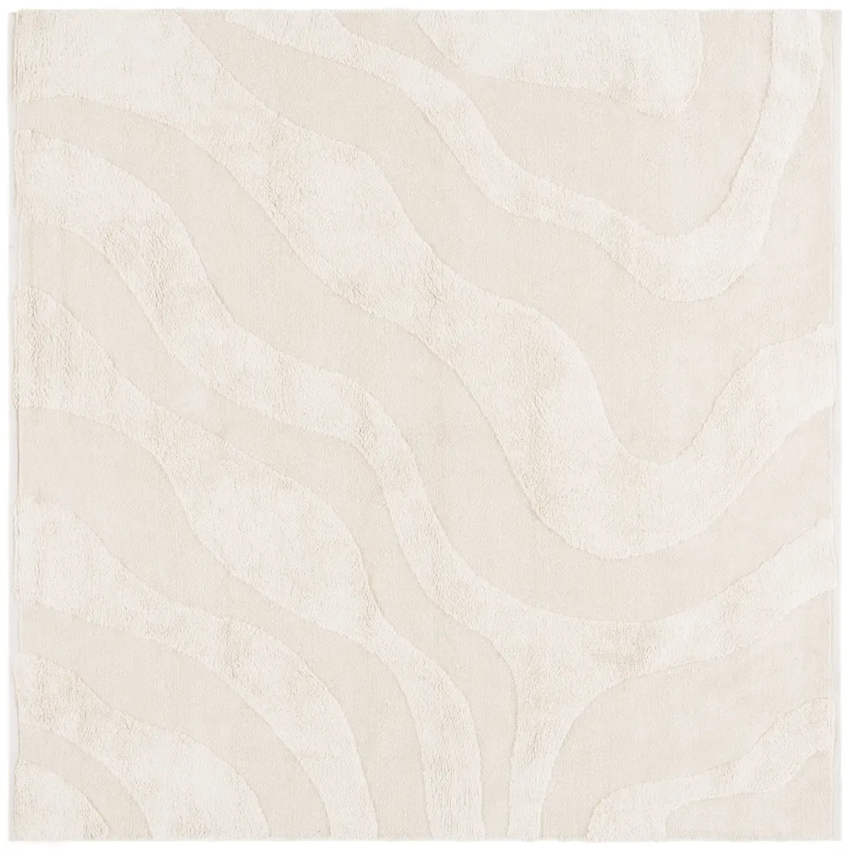 EASY CARE 218 IVORY 6' x 6' Square Square Rug