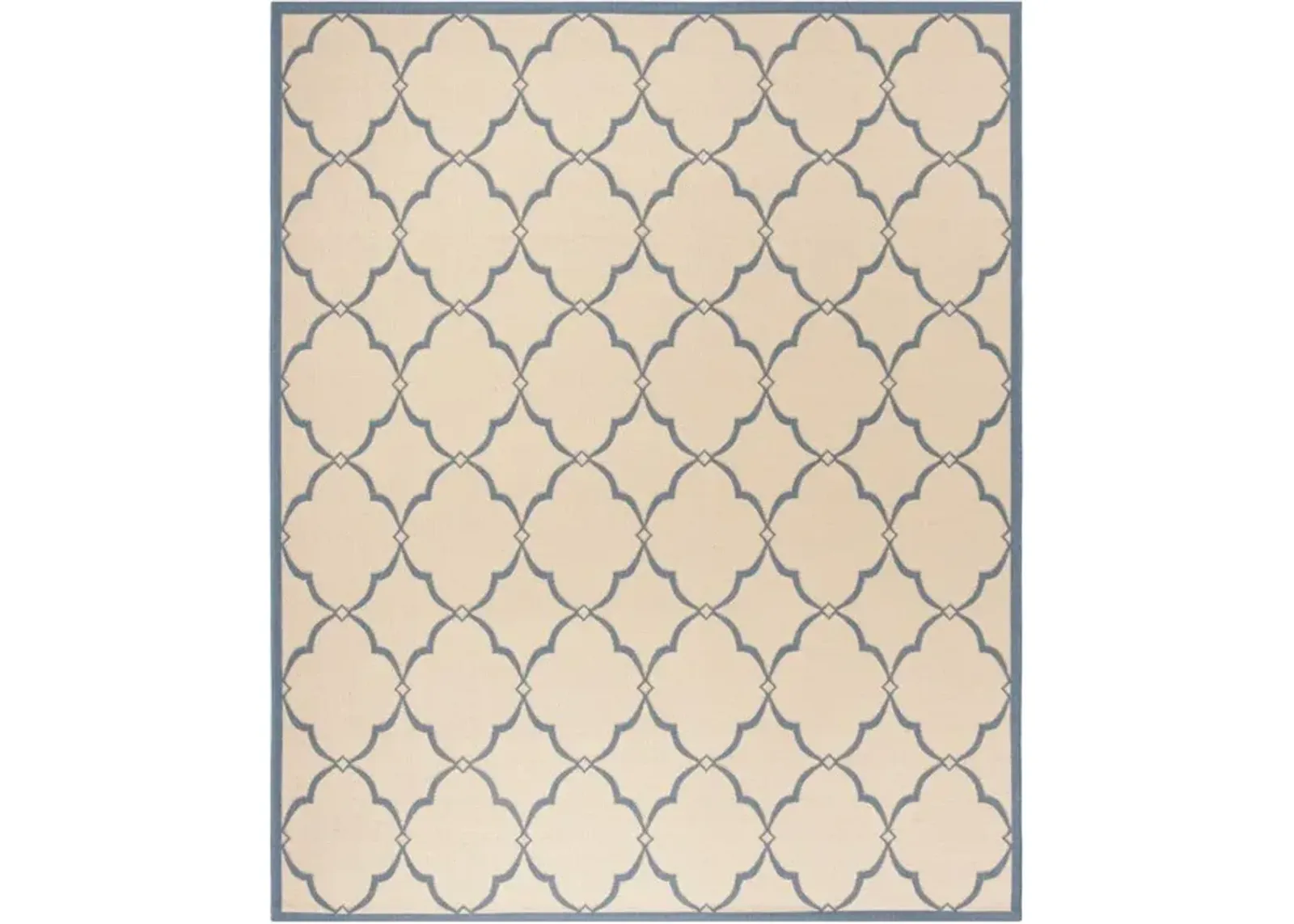 LINDEN 125 Collection LND125N-9 Cream / Blue 9' X 12'