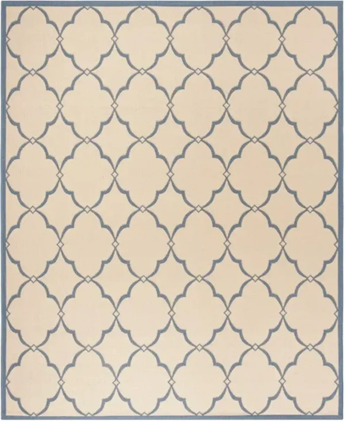 LINDEN 125 Collection LND125N-9 Cream / Blue 9' X 12'