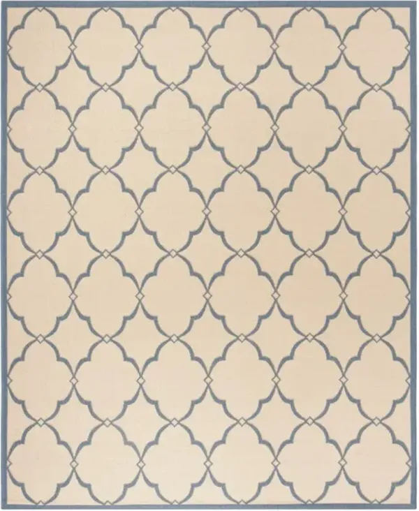 LINDEN 125 Collection LND125N-9 Cream / Blue 9' X 12'