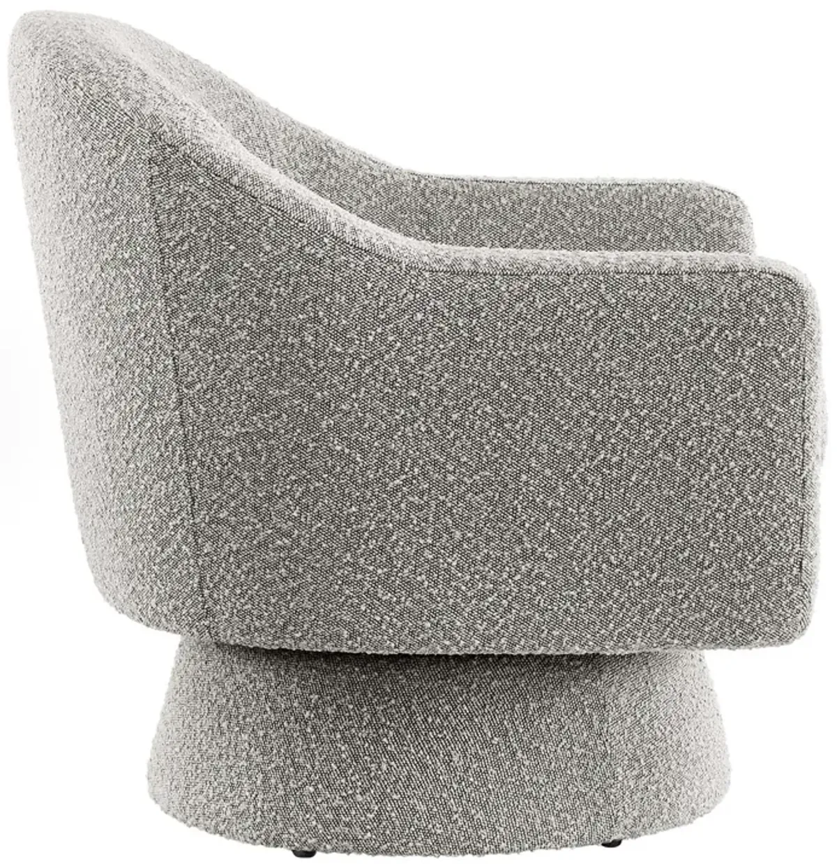 Astral Boucle Fabric Swivel Chairg