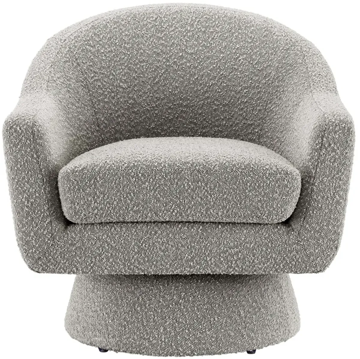 Astral Boucle Fabric Swivel Chairg