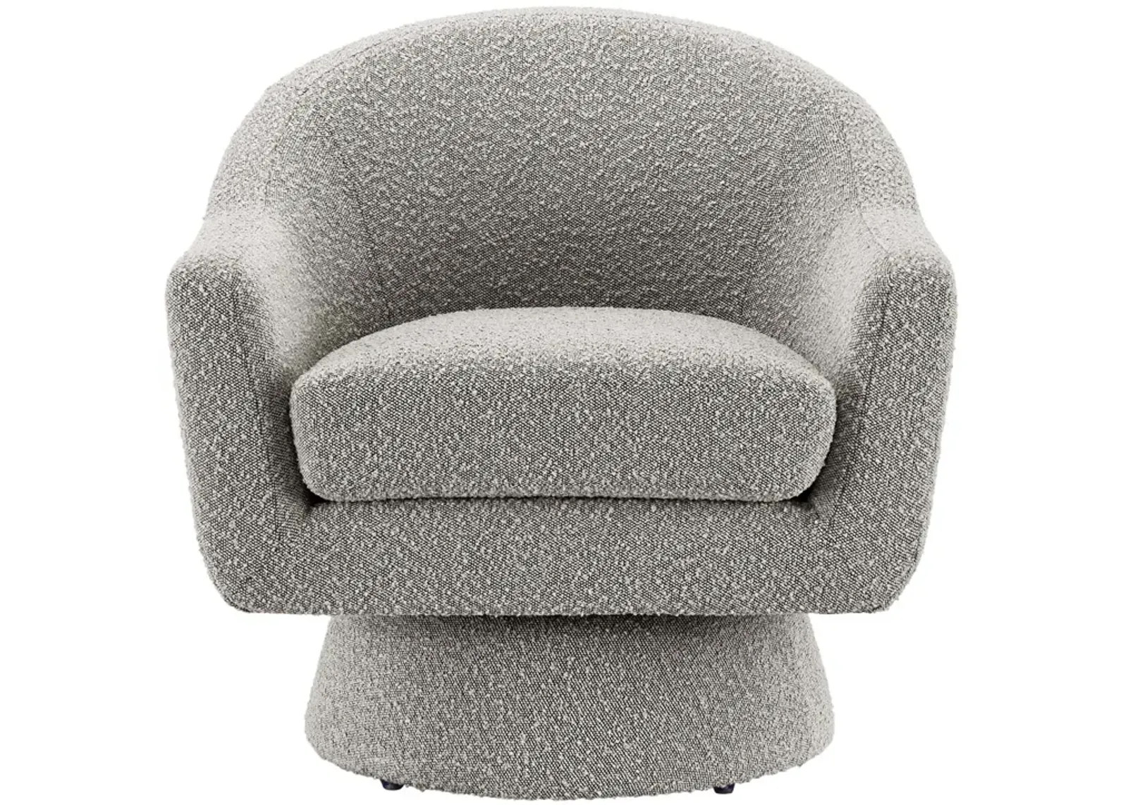 Astral Boucle Fabric Swivel Chairg