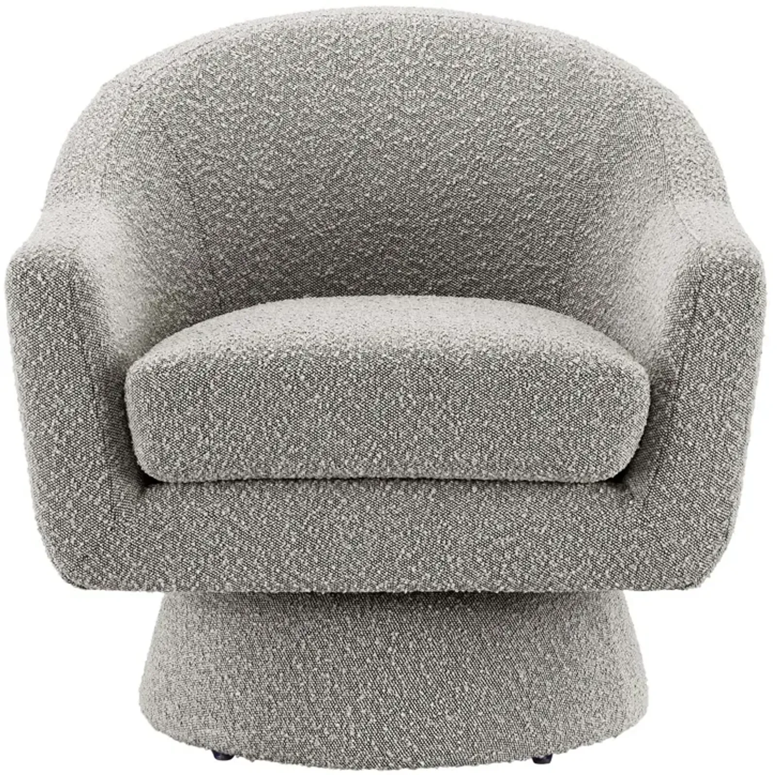 Astral Boucle Fabric Swivel Chairg