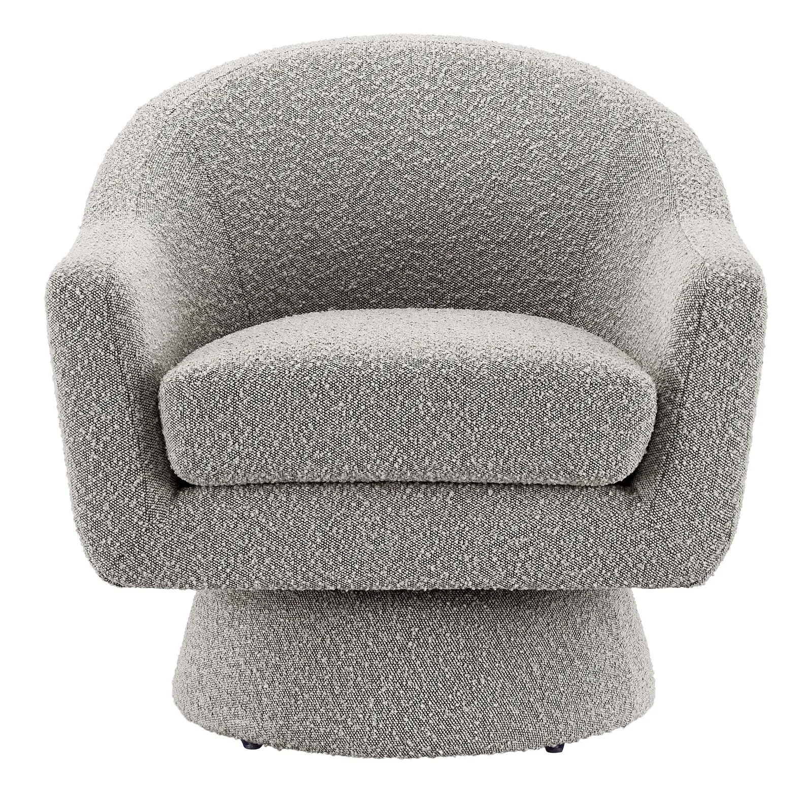 Astral Boucle Fabric Swivel Chairg