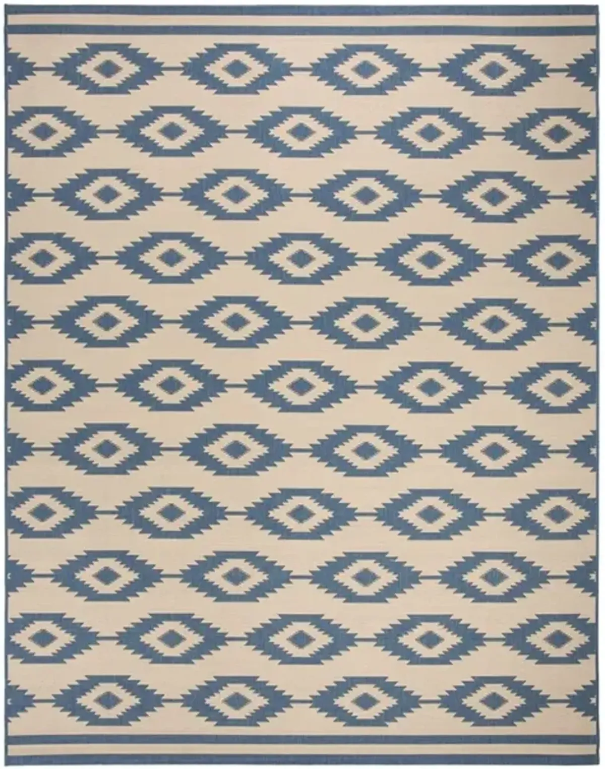 LINDEN 171 Collection LND171M-8 Blue / Creme 8' X 10'