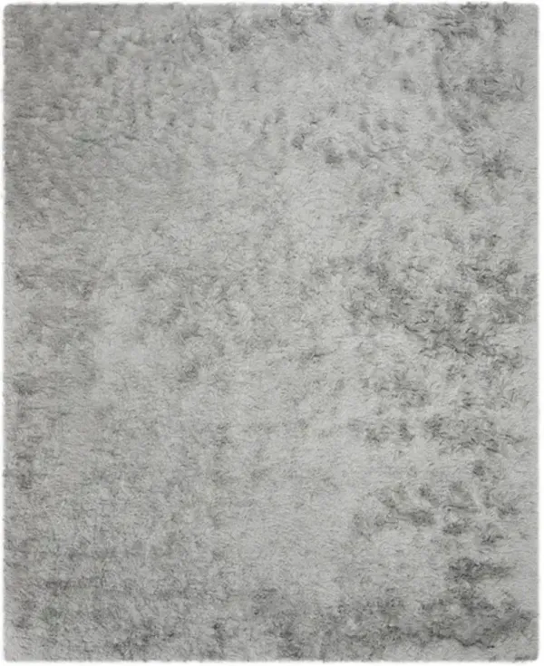 PARIS SHAG Green 8' X 10' Large Rectangle Rug