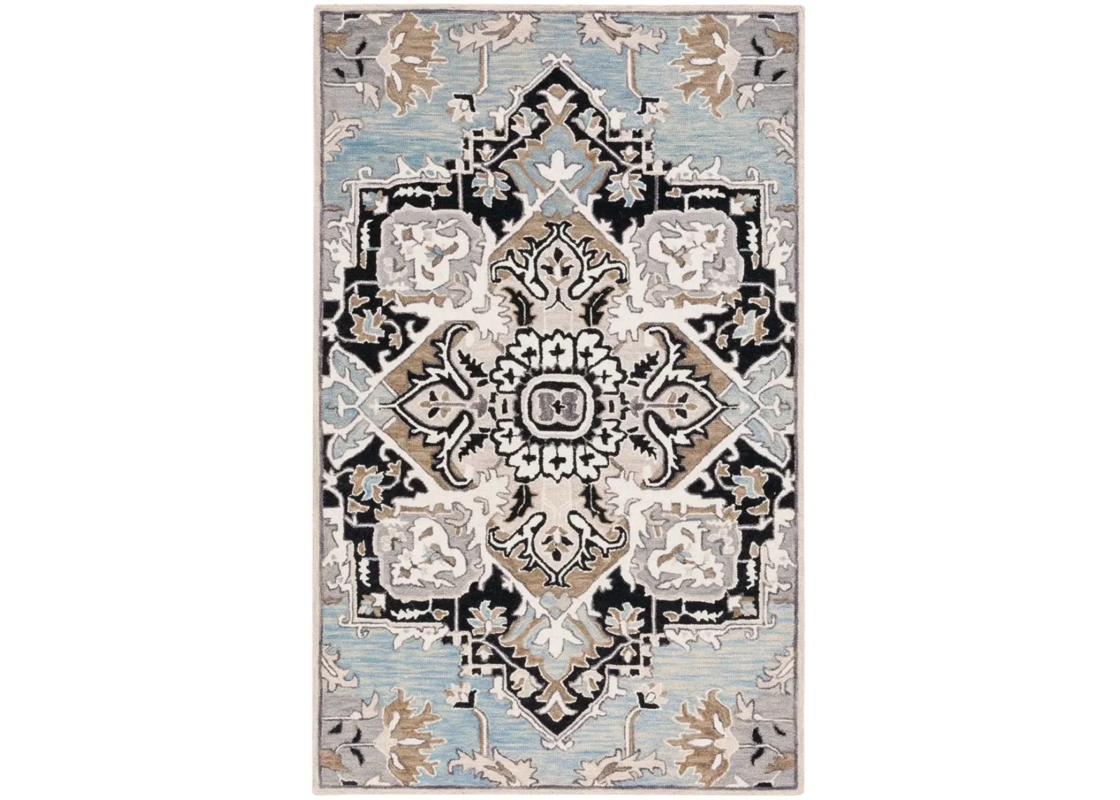 ASPEN 107 BLUE  6' x 9' Medium Rectangle Rug