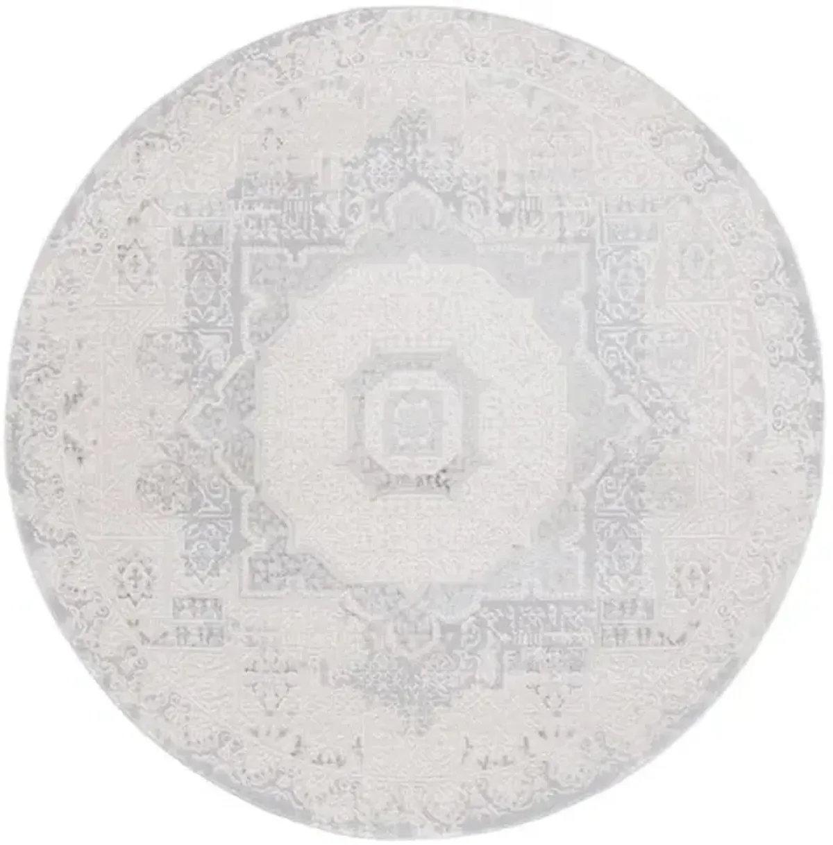 HANNA 107 Beige 6'-7' X 6'-7' Round Round Rug