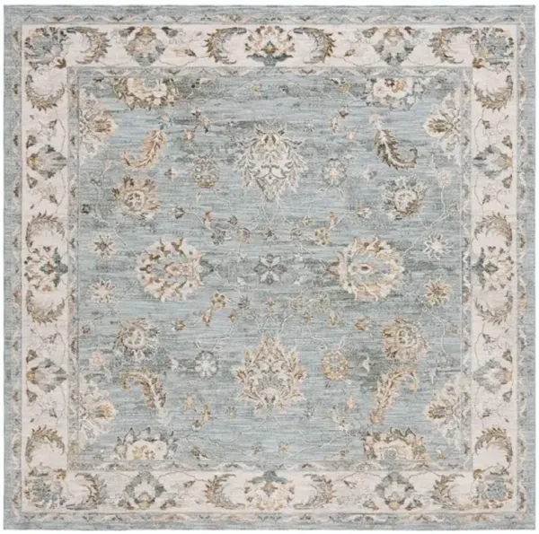 HAMILTON 106 Blue 6'-7' X 6'-7' Square Square Rug