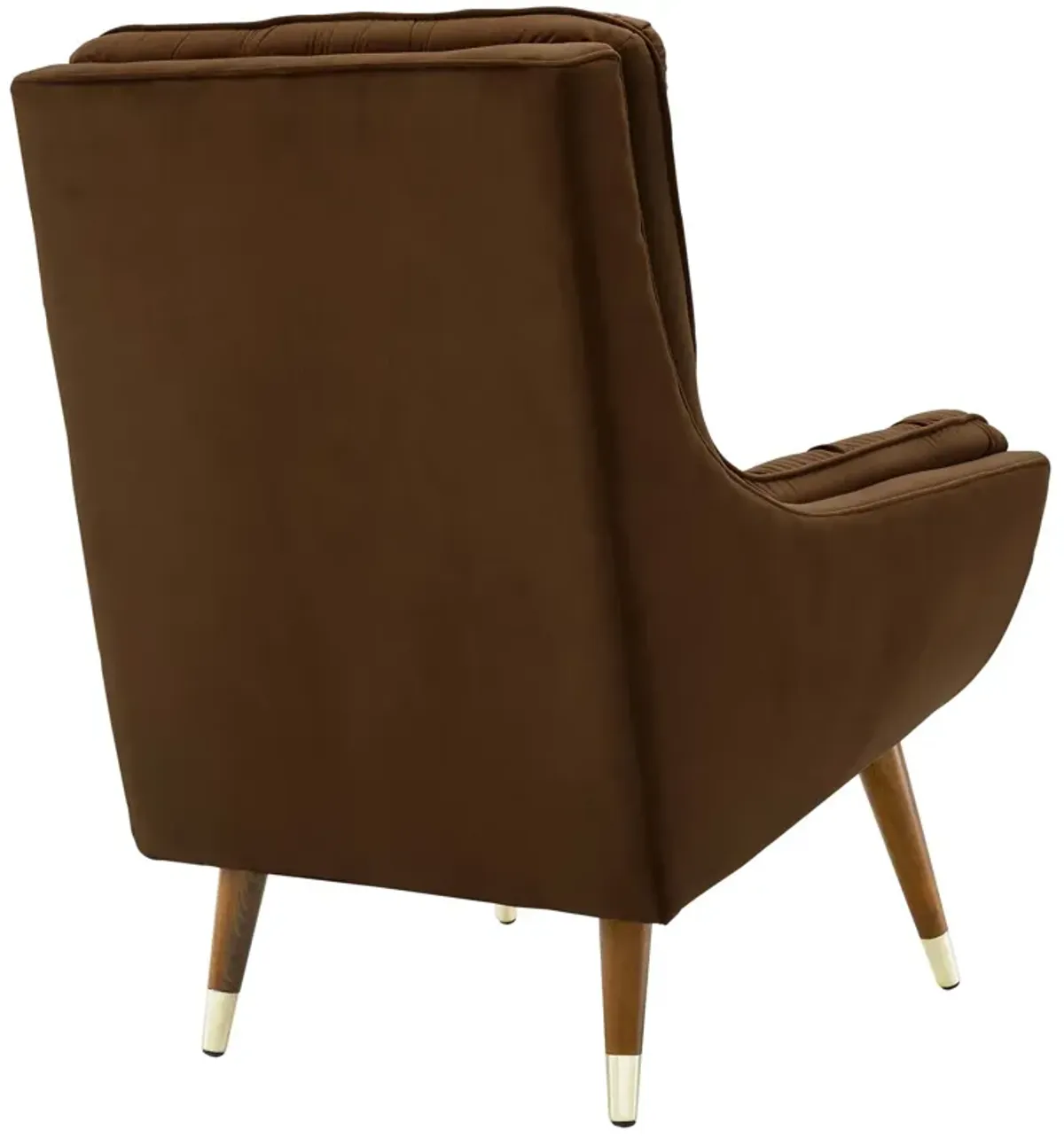 Suggest Button Tufted Performance Velvet Lounge Chair