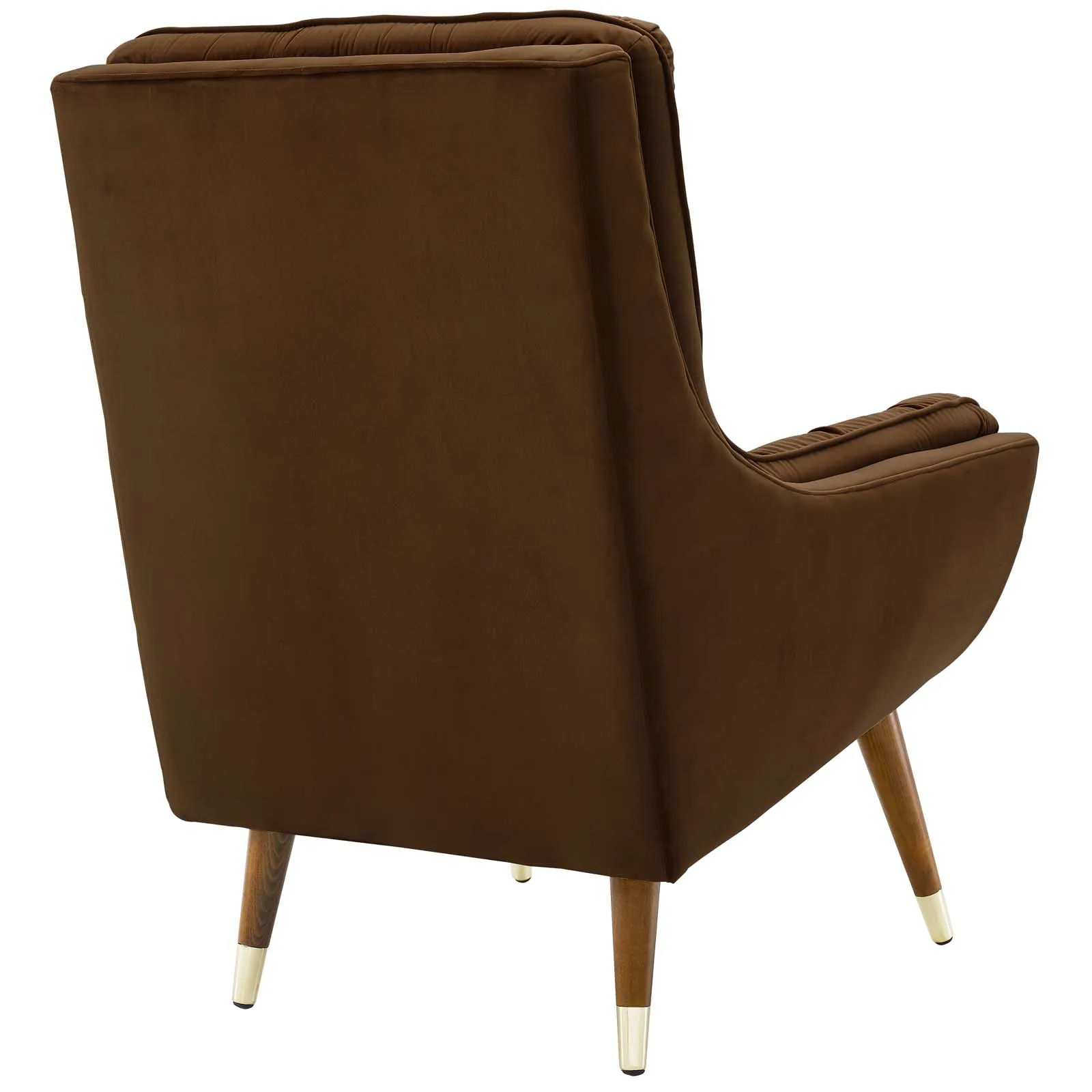 Suggest Button Tufted Performance Velvet Lounge Chair