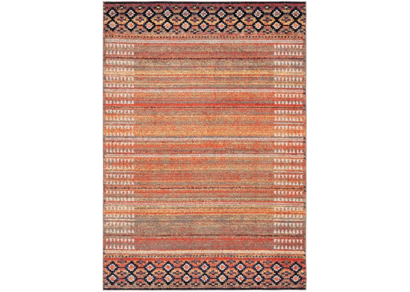 ADIRONDACK 293 RUST  4' x 6' Small Rectangle Rug