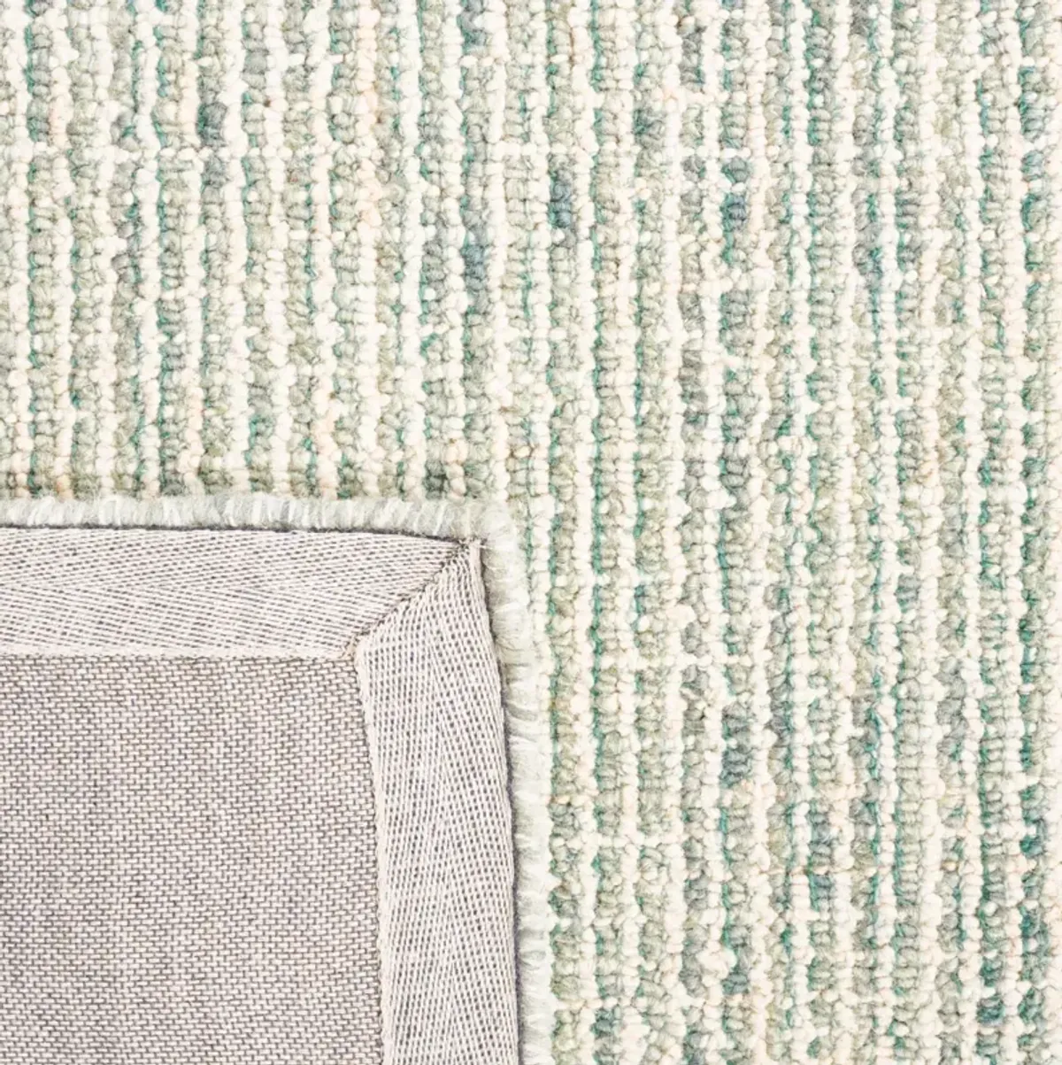 ABSTRACT 484 GREEN  2'-3' x 14' Runner Rug