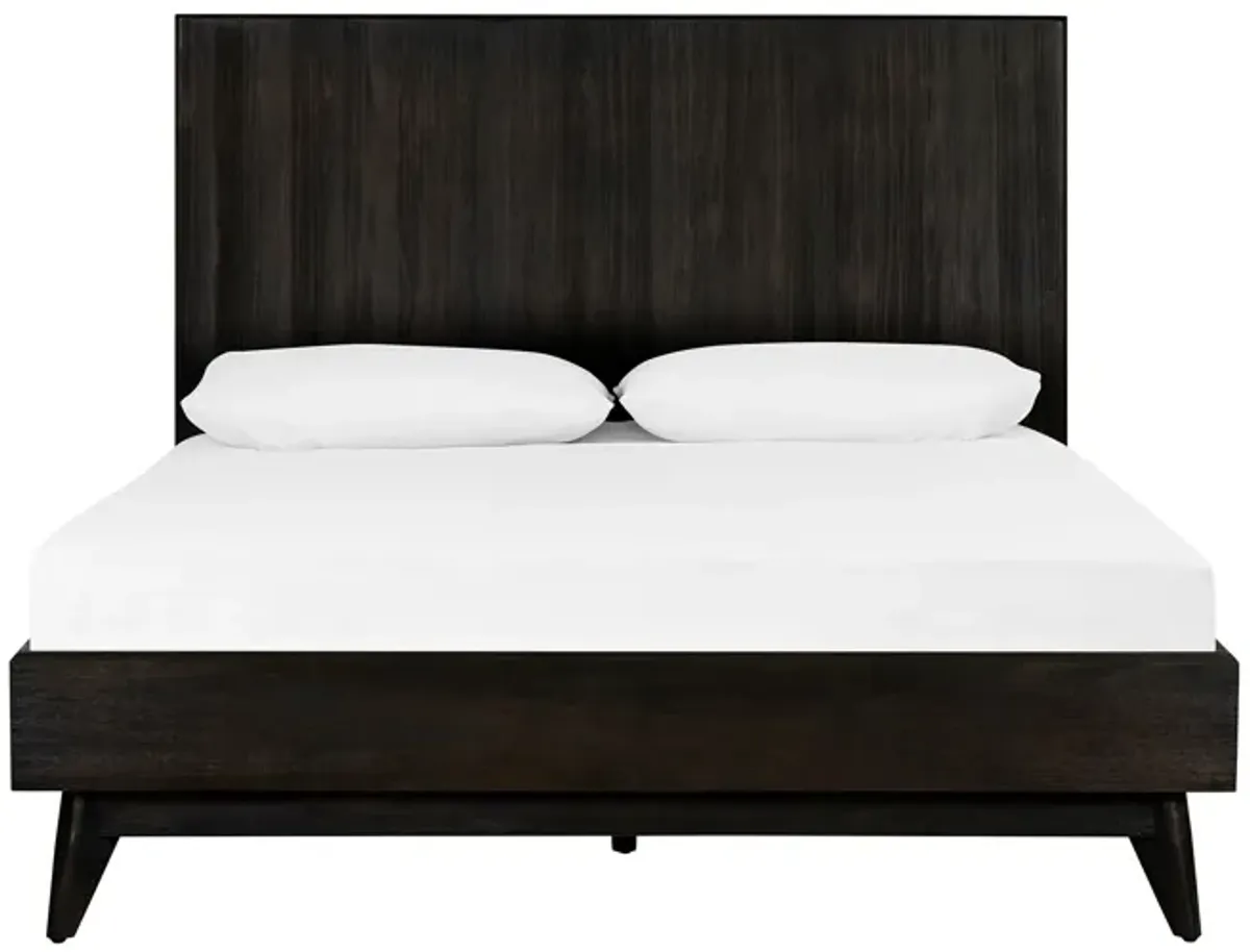 Baly Acacia Mid-Century Platform Queen Bed