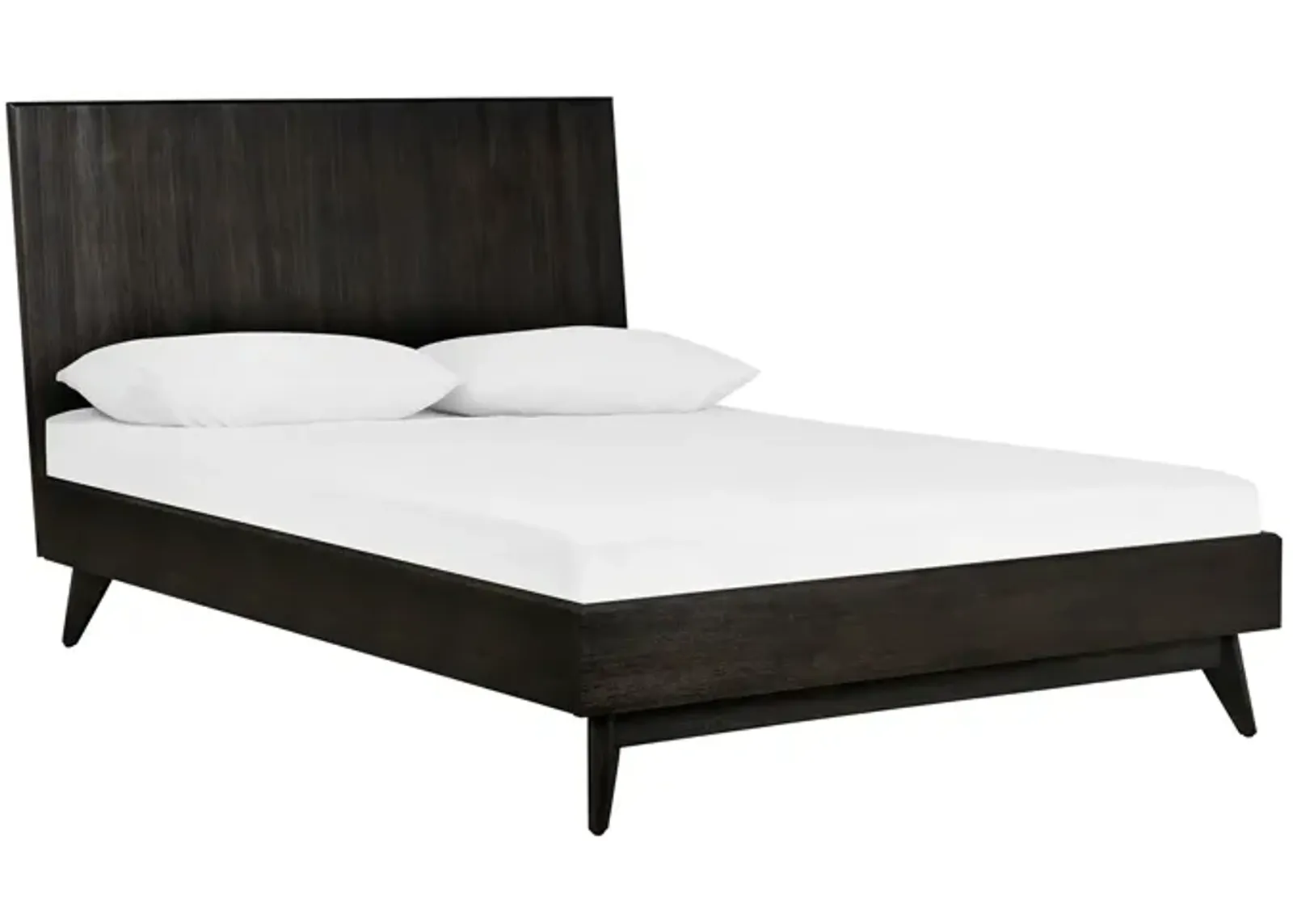 Baly Acacia Mid-Century Platform Queen Bed