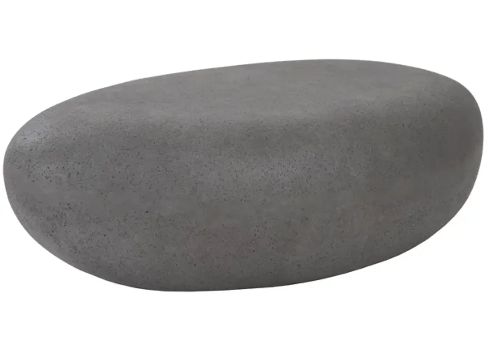 River Stone Coffee Table, Charcoal Stone, Small