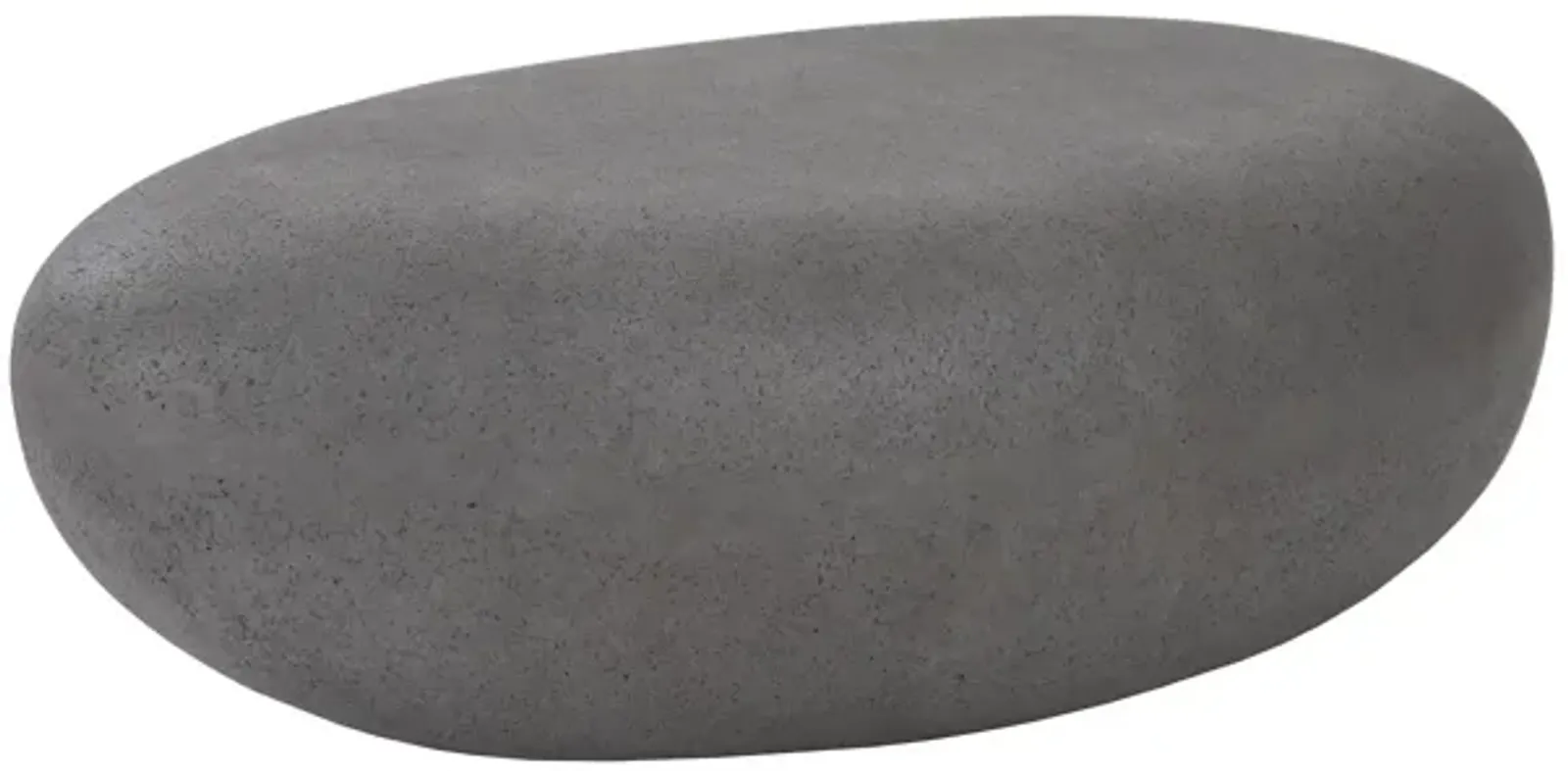 River Stone Coffee Table, Charcoal Stone, Small