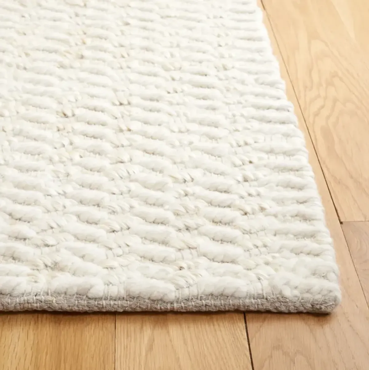 NATURAL FIBER 514 BLEACH  3' x 5' Small Rectangle Rug