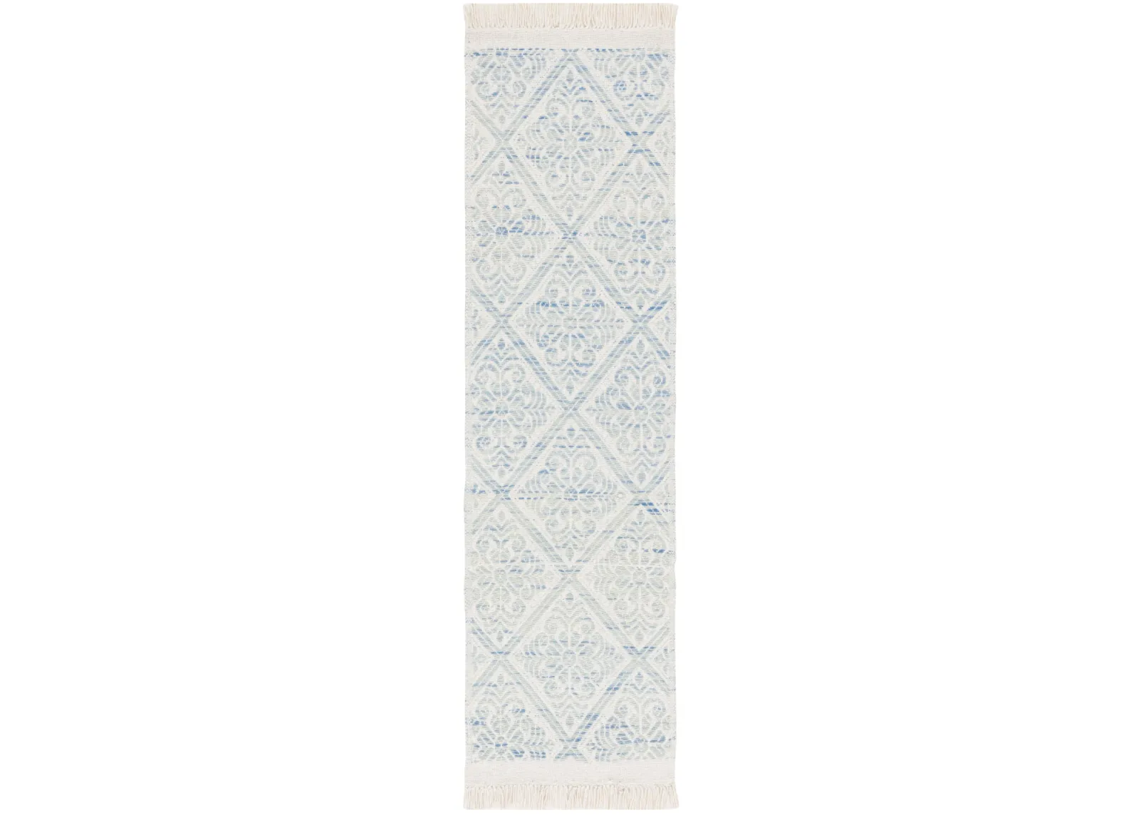 KILIM 766 BLUE  2'-3' x 8' Runner Rug