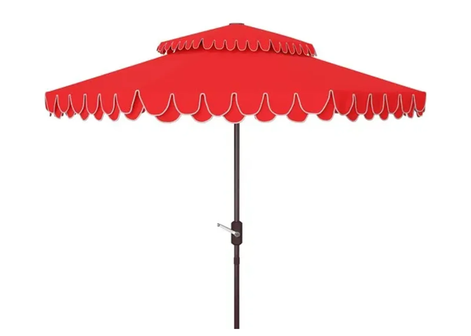 ELEGANT VALANCE 9FT DOUBLE TOP UMBRELLA