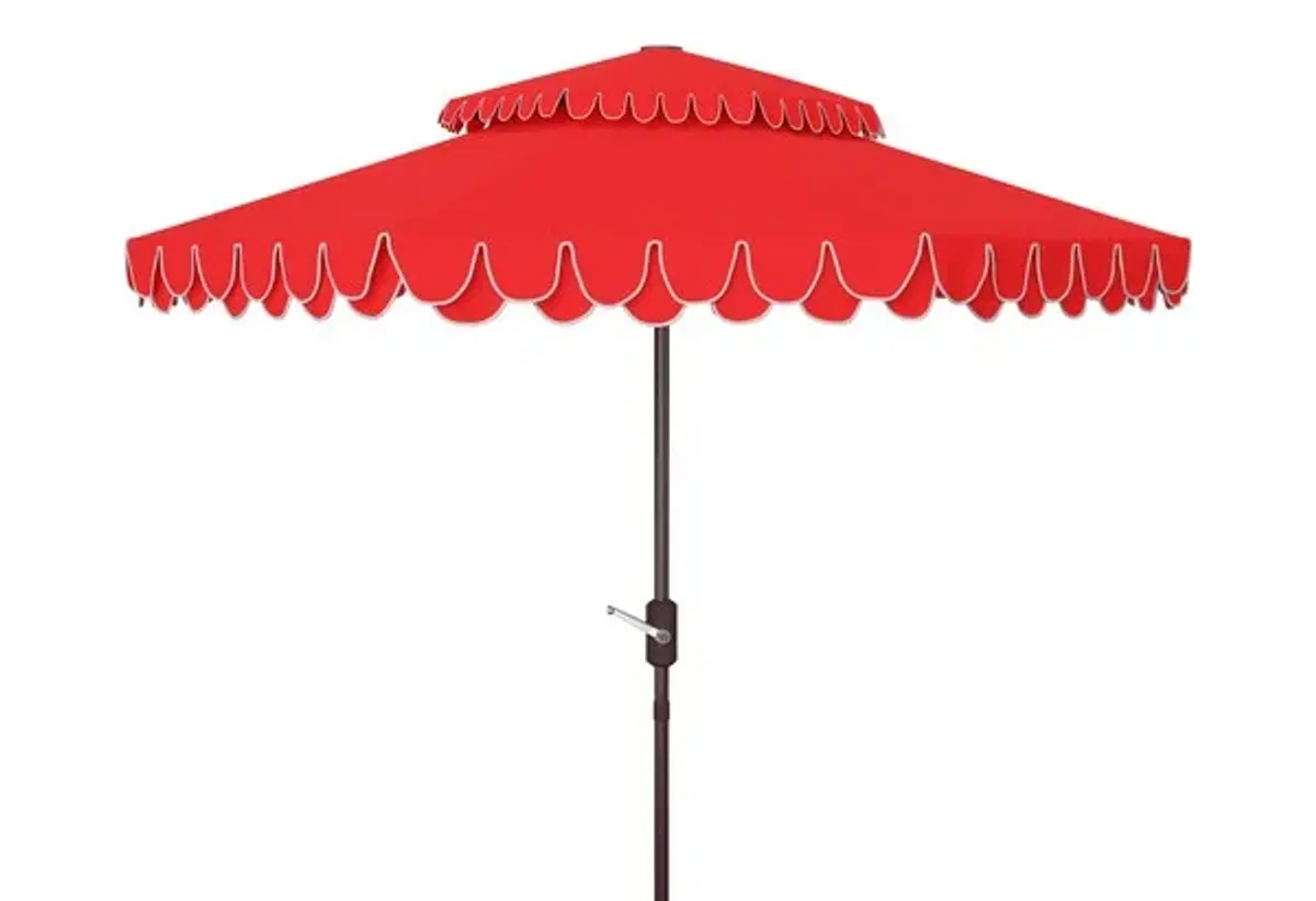 ELEGANT VALANCE 9FT DOUBLE TOP UMBRELLA