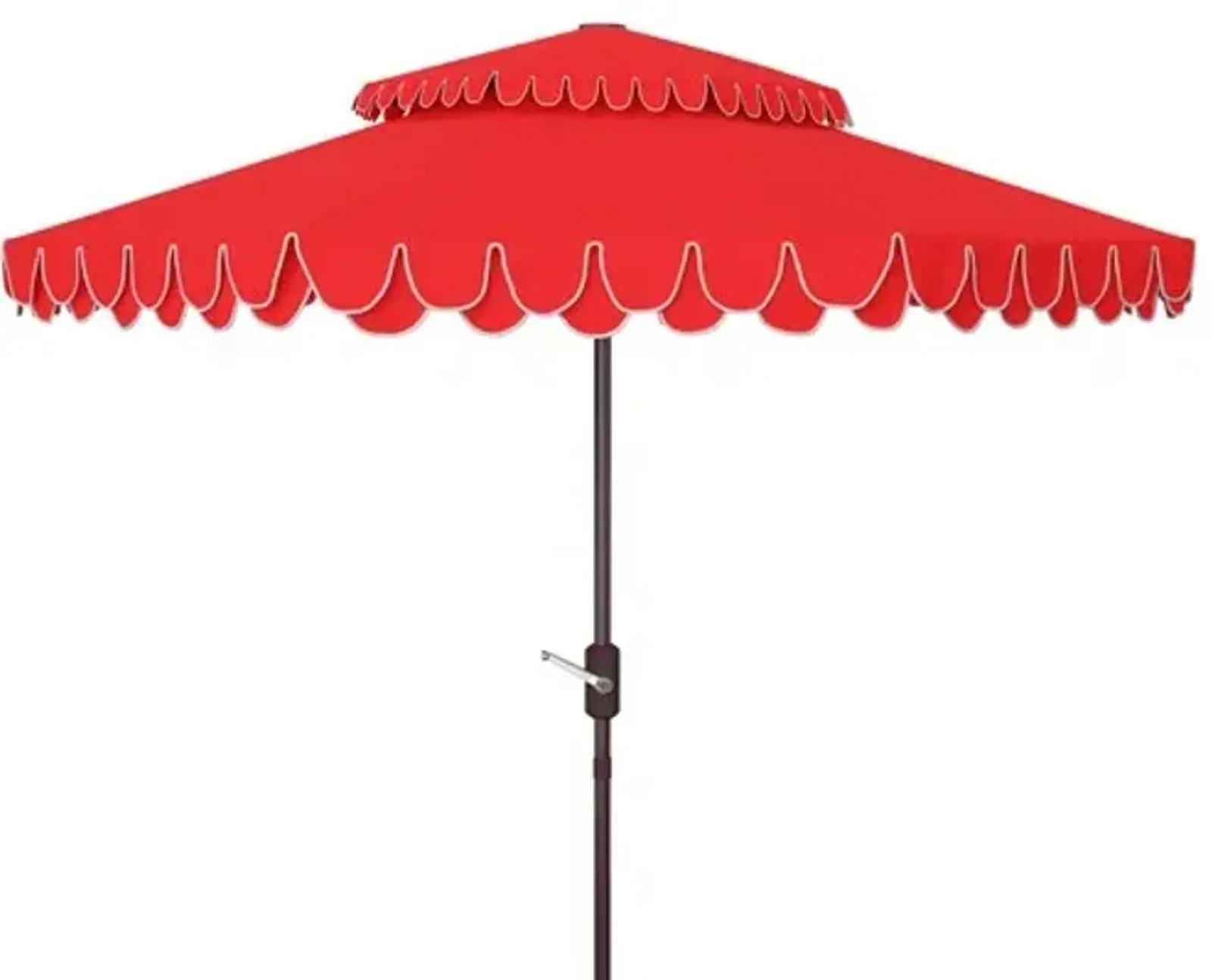 ELEGANT VALANCE 9FT DOUBLE TOP UMBRELLA