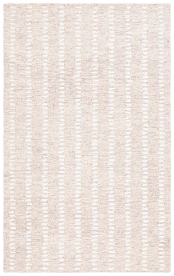 ABSTRACT Hand Tufted 6' x 9' area rug