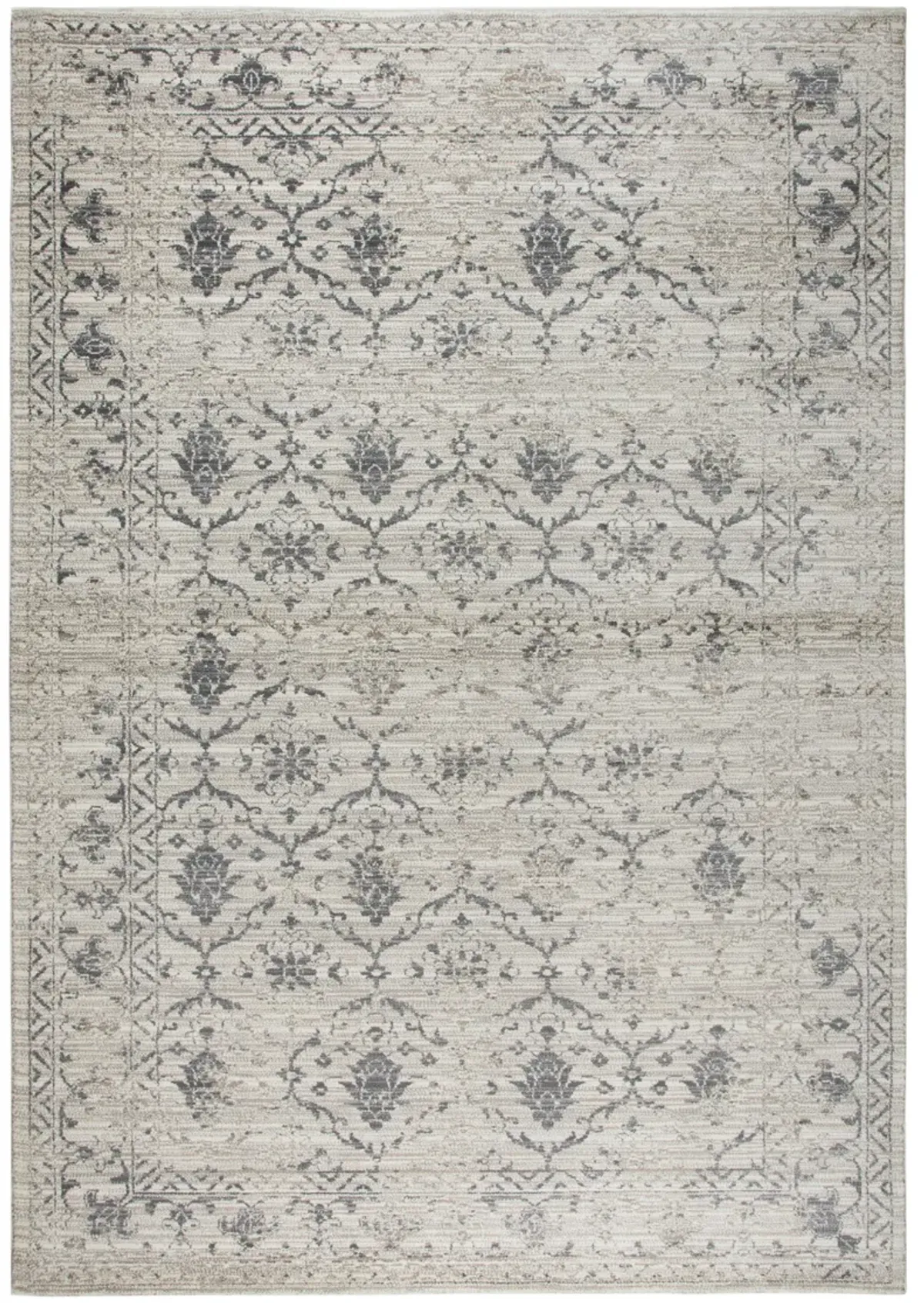 Panache Natural/Beige Medallion Floral Polypropylene 9'10" x 12'6" Rectangle Rug