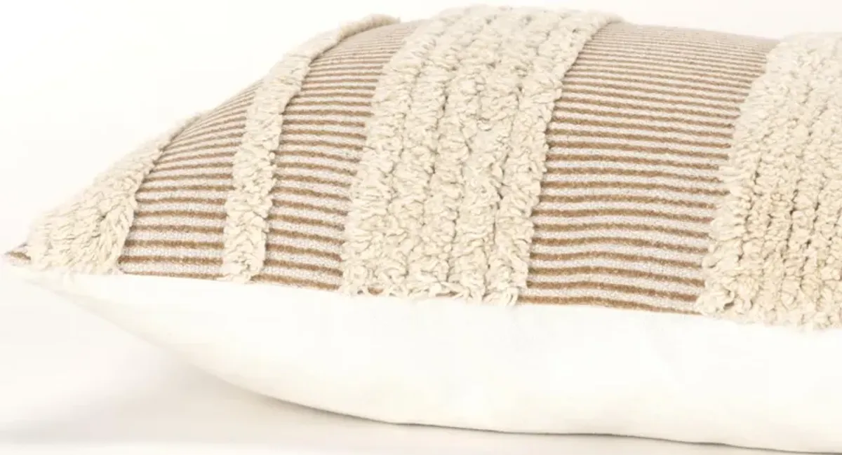 Stripe Dark Natural/Natural  Pillow