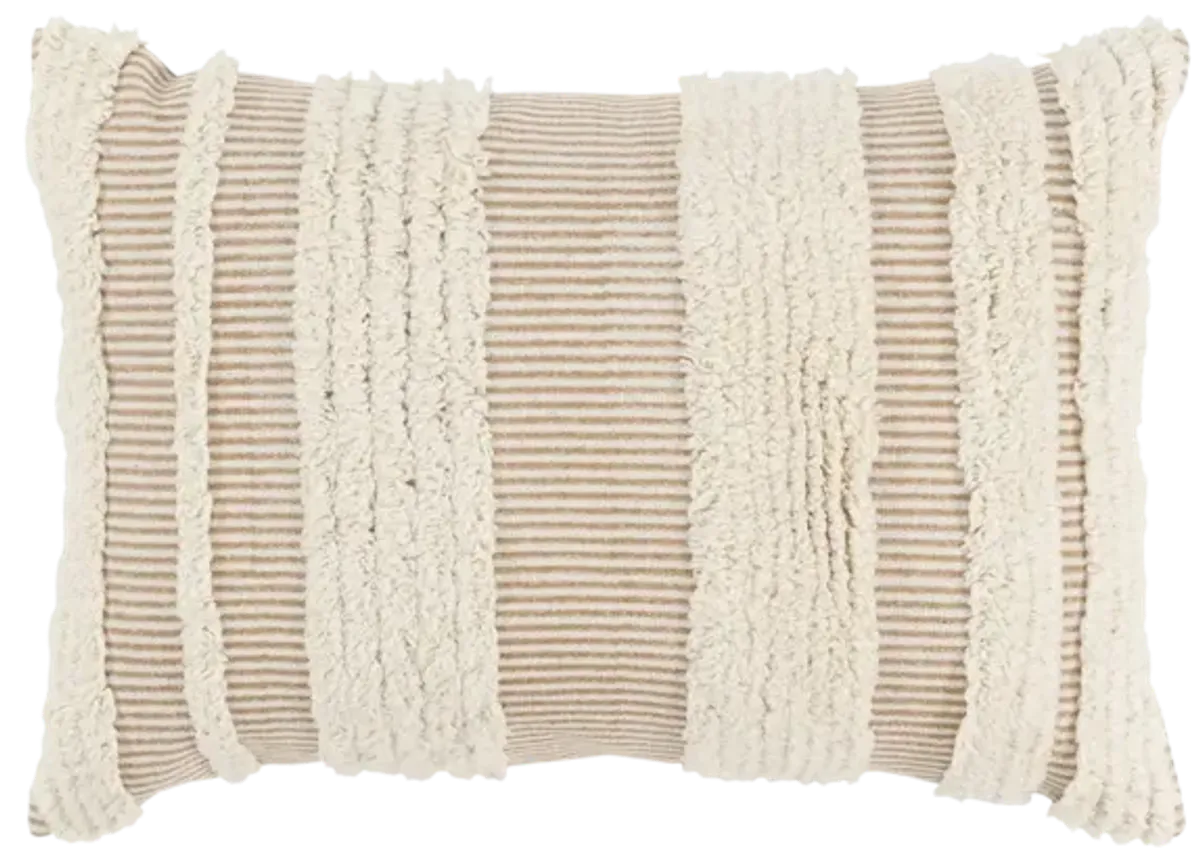 Stripe Dark Natural/Natural  Pillow