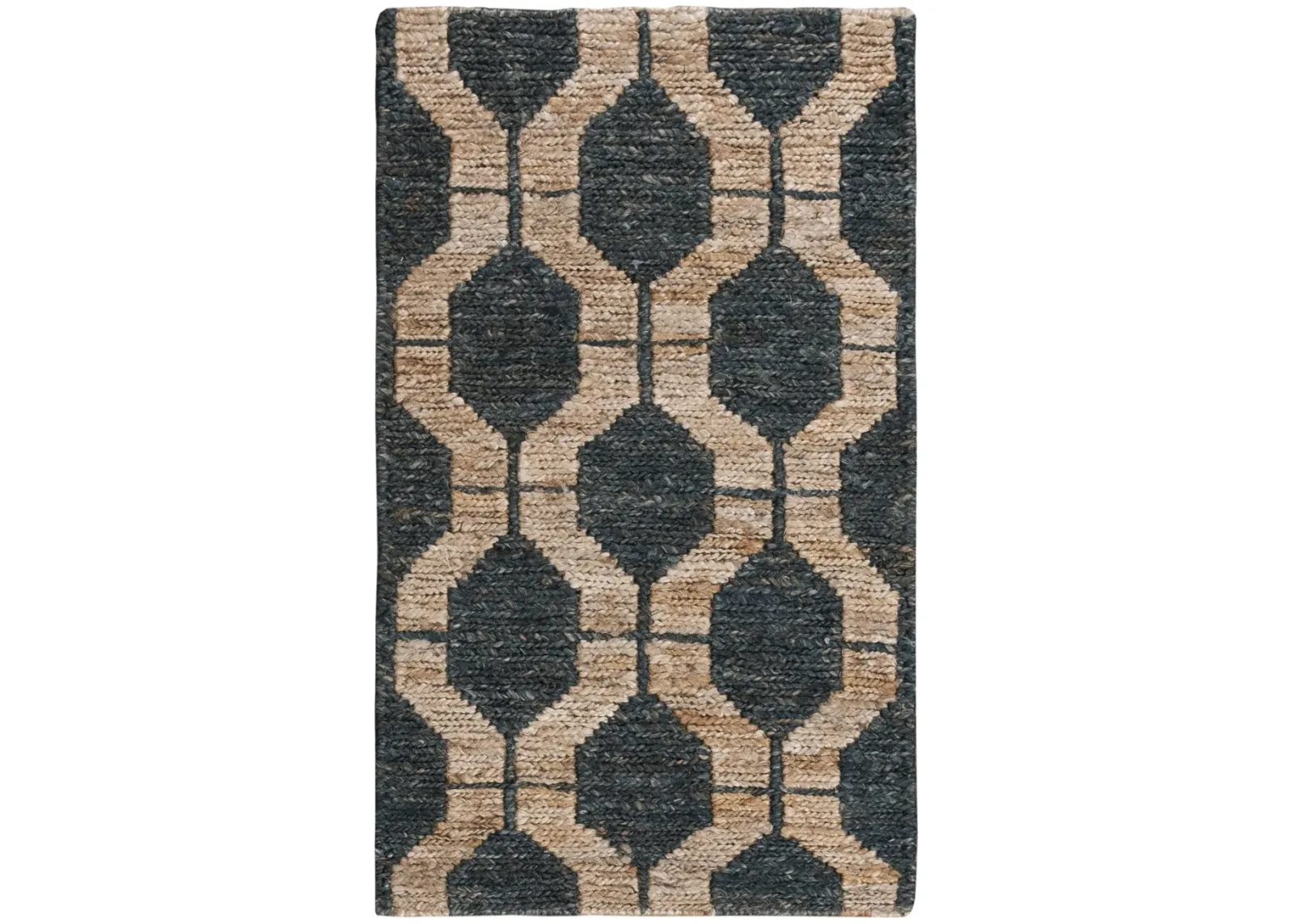 Bengal Charcoal  Jute 5' x 7'6" Rectangle Rug