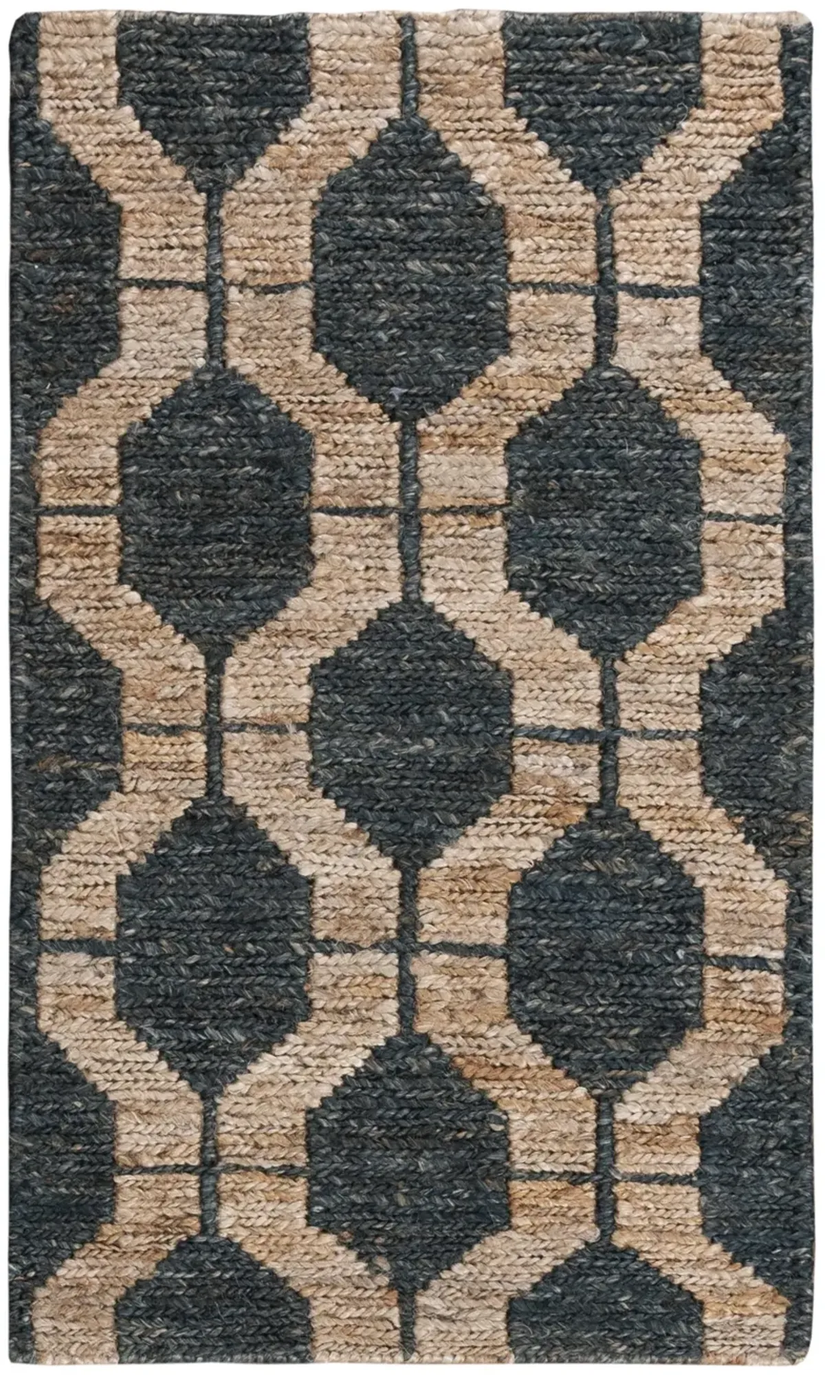 Bengal Charcoal  Jute 5' x 7'6" Rectangle Rug