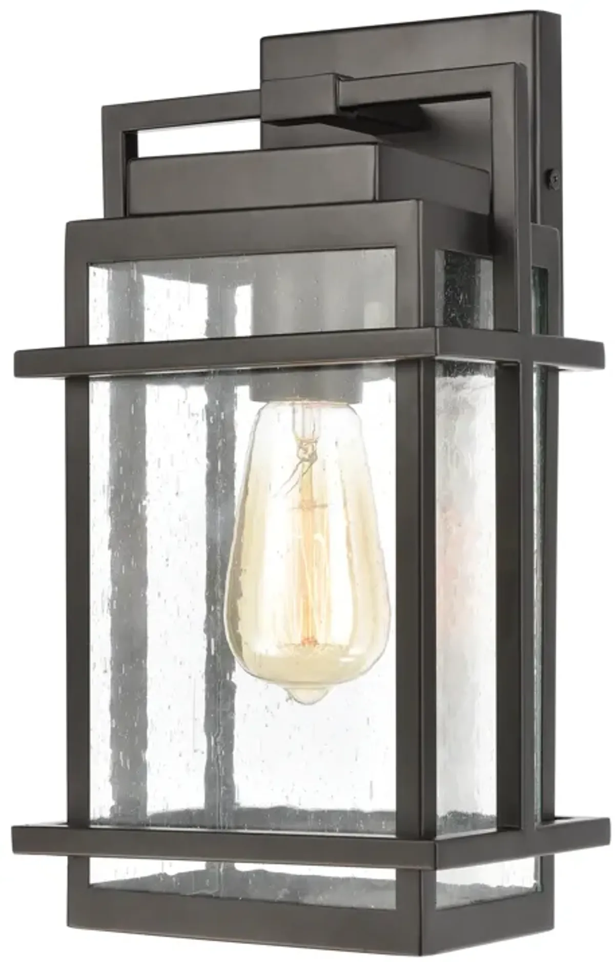 Breckenridge 14" High 1-Light Outdoor Sconce - Matte Black