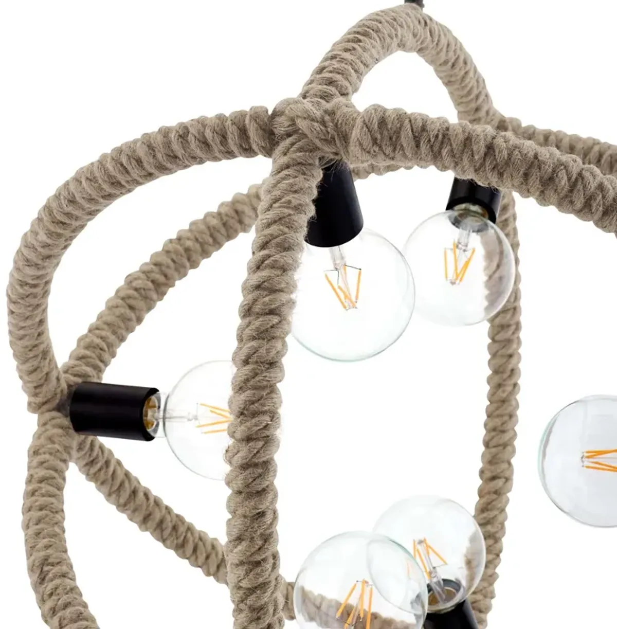 Transpose Rope Pendant Chandelier