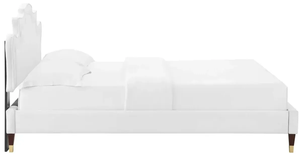 Neena Performance Velvet King Bed