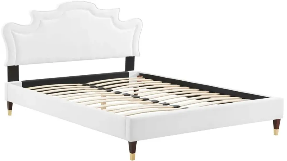 Neena Performance Velvet King Bed