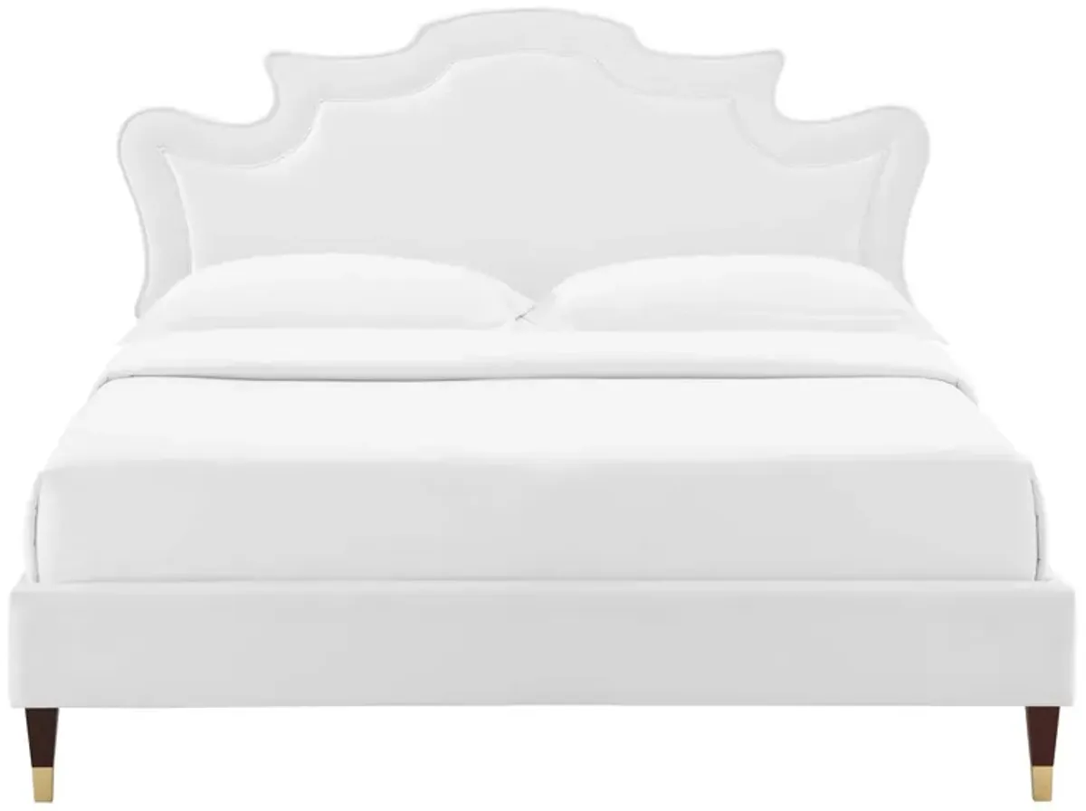 Neena Performance Velvet King Bed