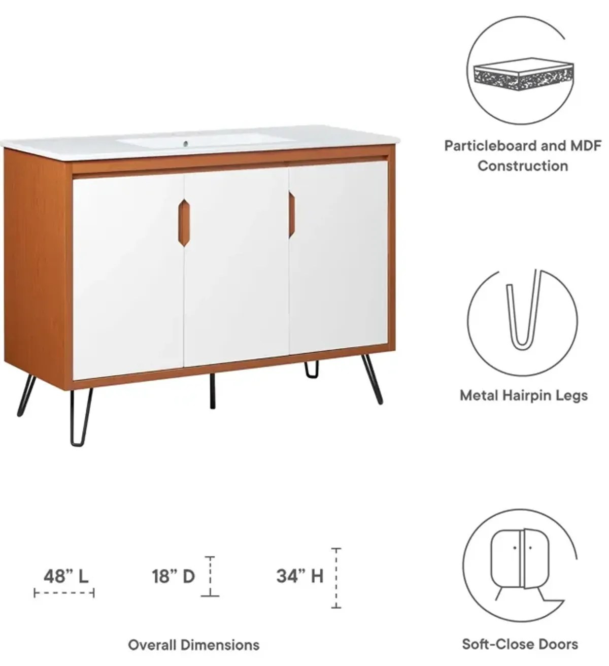 Energize 48" Bathroom Vanity