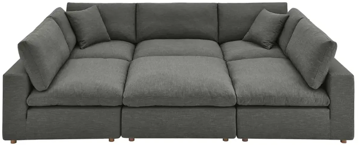 Commix Down Filled Overstuffed 6-Piece Sectional 