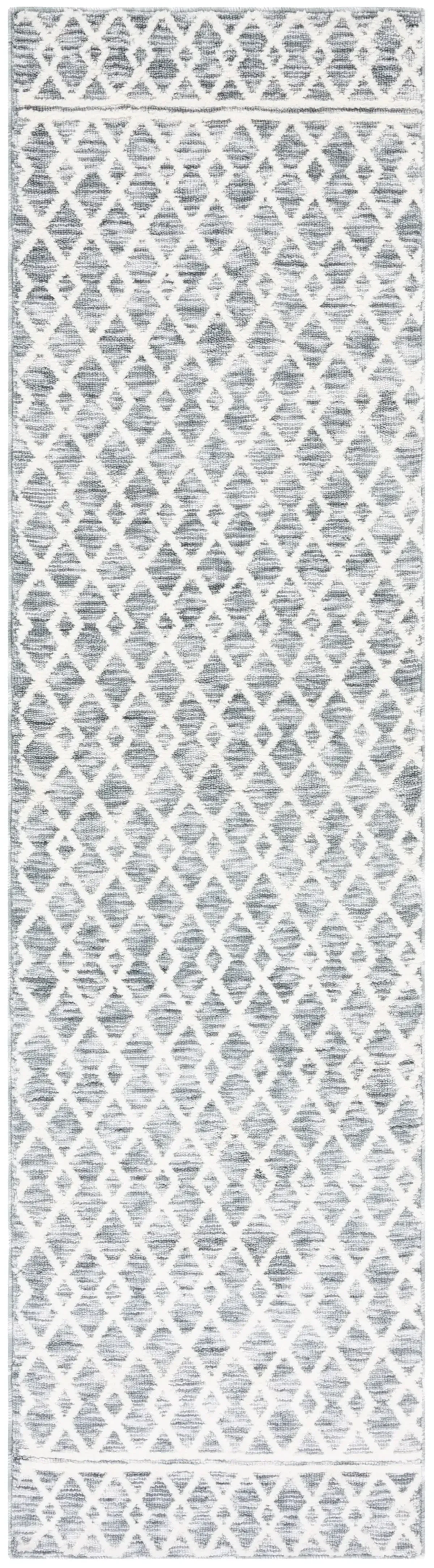 EASY CARE 111 GREY  2'-3' x 10' Runner Rug