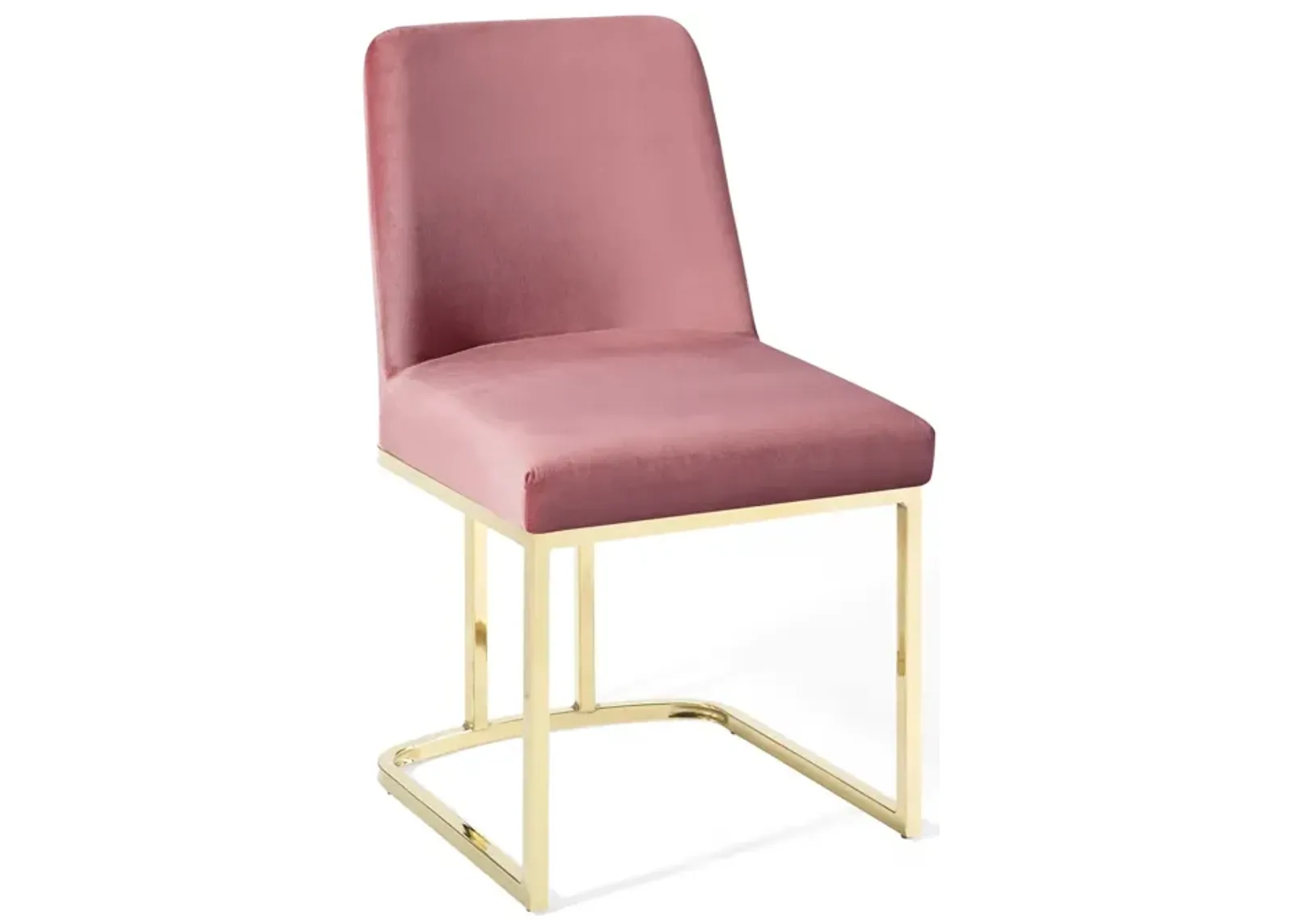 Amplify Sled Base Performance Velvet Dining Side Chair